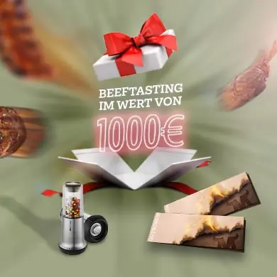 Beeftasting Gewinnspiel